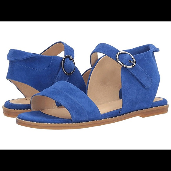 hush puppies blue sandals